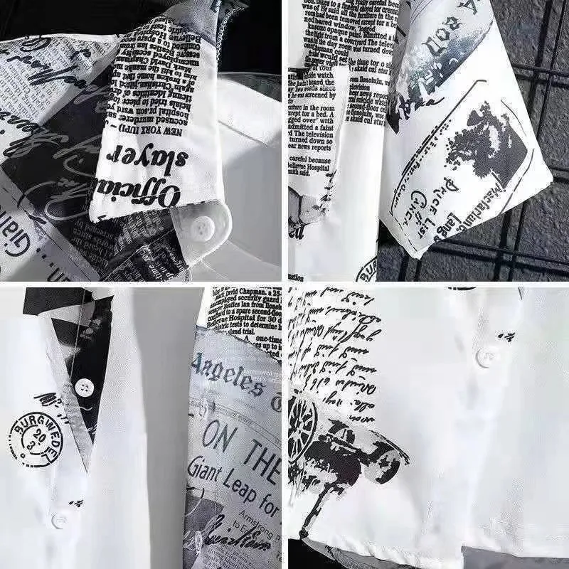 Men's Fashion Simple Loose Short Sleeve Shirt. A comfortable and versatile shirt for everyday wear. Perfect for a relaxe — photo 7