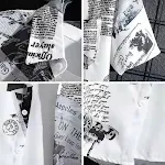 Men's Fashion Simple Loose Short Sleeve Shirt. A comfortable and versatile shirt for everyday wear. Perfect for a relaxe — photo 7