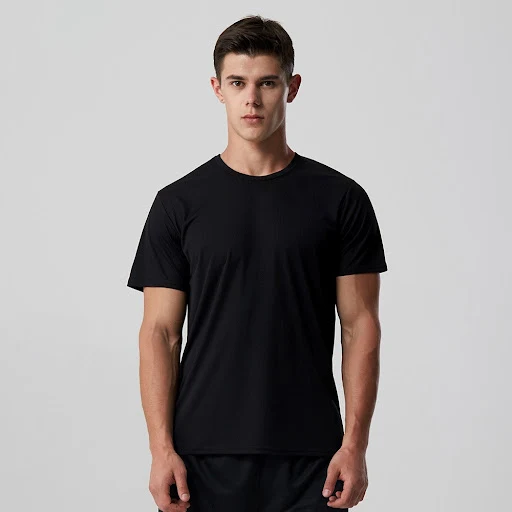 Title 4, T-Shirt Uomo Asciugatura Rapida Running Slim Fi...