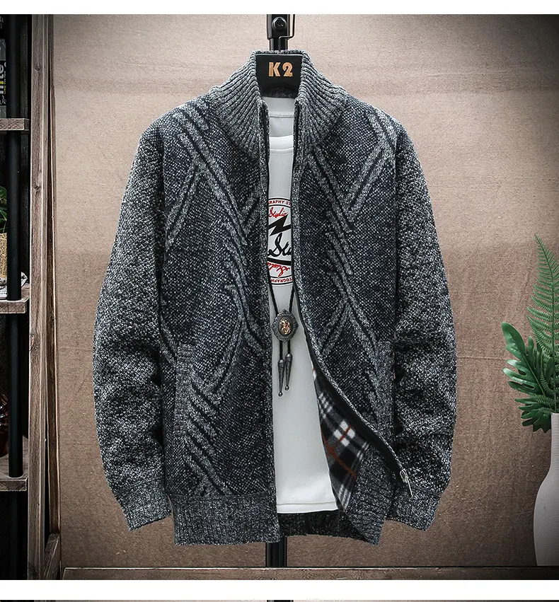 Title 9, Mens Plus Velvet Large Size Geometric Pattern ...