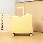 Children's Luggage Riding Trolley Case Mute Universal Wheel Boarding Bag — photo 5