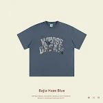 Camiseta Cool de manga curta com estampa de letras, alta qualidade, estilo rua americano, para crianças médias e grandes, confortável e estilosa. — foto 2