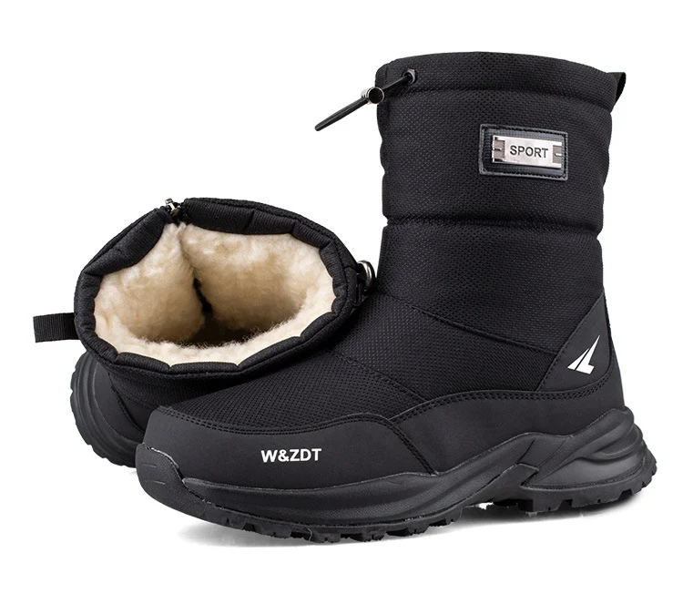 Men's Waterproof Non-slip Snow Boots for Outdoor Winter Adventures. Stay warm, dry, and secure with these durable, gripp — photo 5