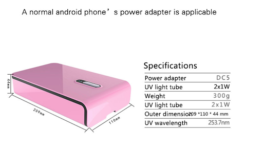 Title 1, Multifunctional Mobile Phone Sterilizer UV Ligh...