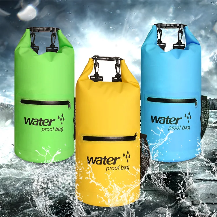 Title 5, Waterproof Swimming PVC Clip Mesh Cloth Bag. Pr...