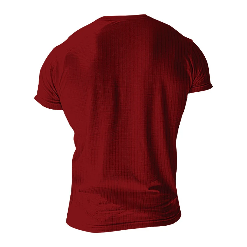 Title 15, Sunken Stripe Mens Sports Short-sleeved T-shir...