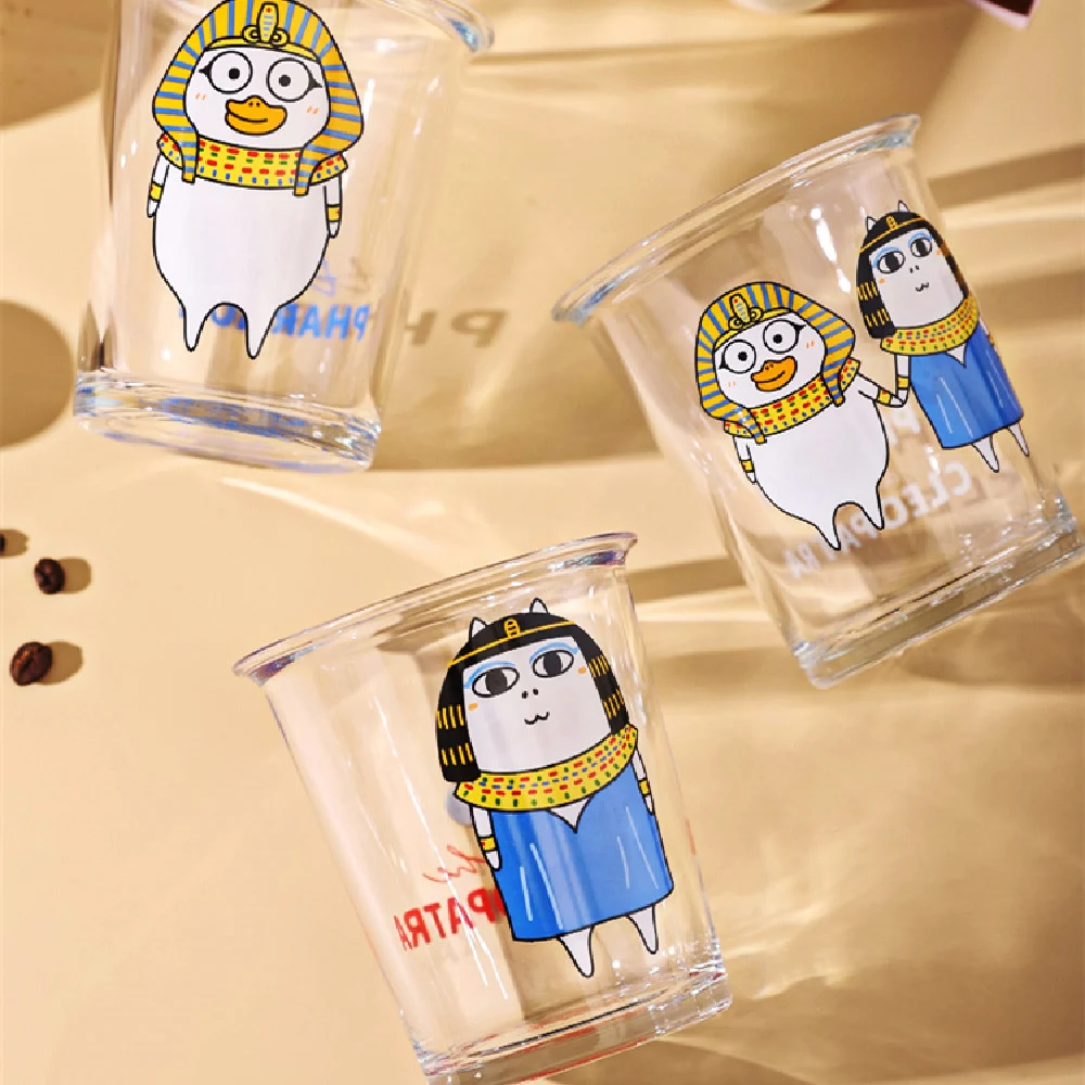 Cute Glass Home Drinkware – Perfect for Juice, Milk, and Beverages. Enjoy your drinks in style with this adorable and fu — photo 2