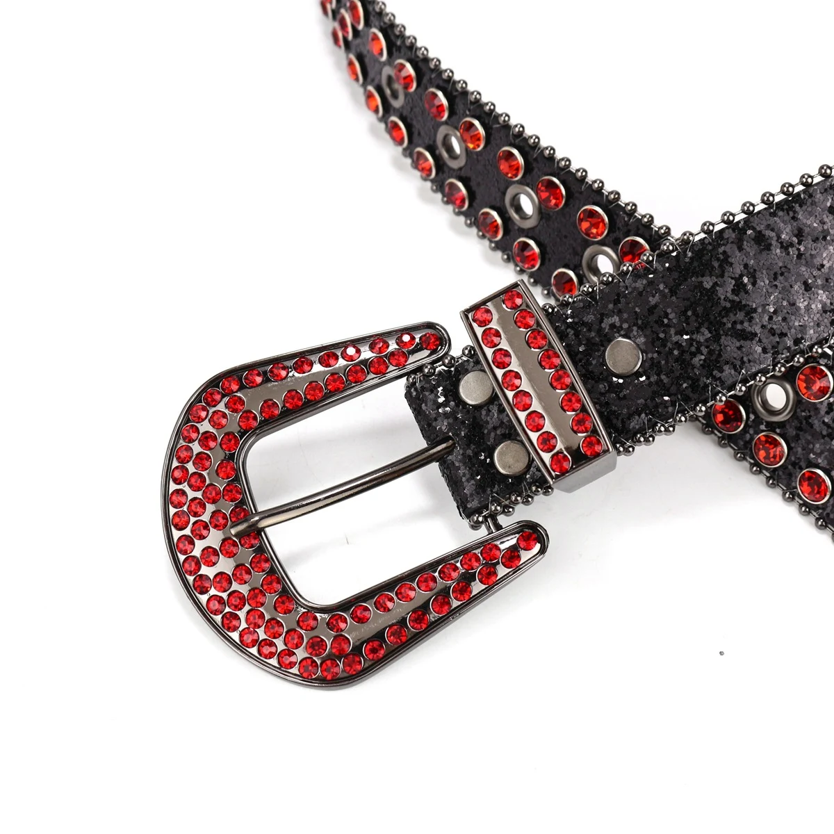 Title 25, Lantejoulas incrustadas com strass escuro Punk ...