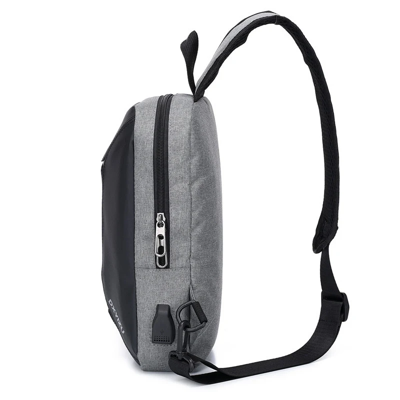 Oplaadbare Heren Messenger Schoudertas, Anti-diefstal, Business Casual, spatwaterdicht, ideaal voor dagelijks gebruik en zakenreizen. — foto 7