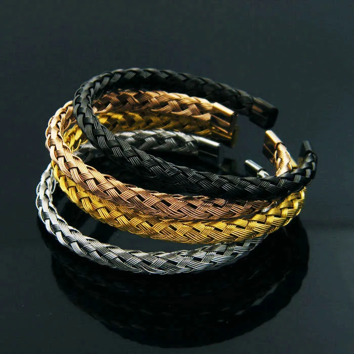 Pulseira de arame trançado torcido — foto 2