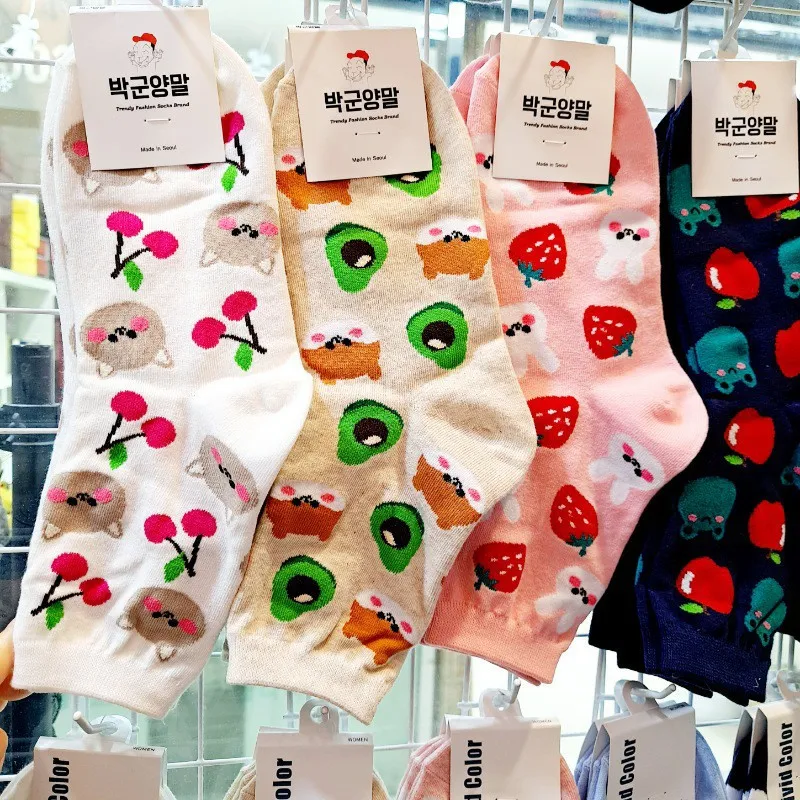 Title 3, Medium Socks Little Bear Avocado Girls