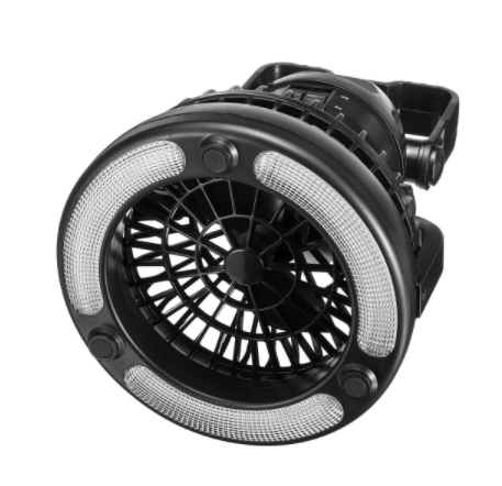 Title 3, Multifunctional 18 LED camping fan light, illum...