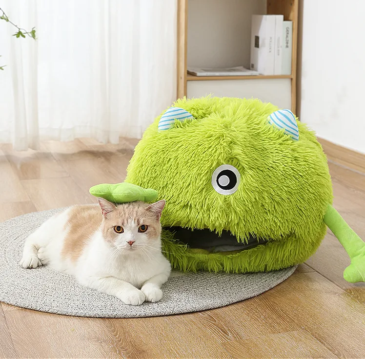 Title 3, New Product Pet Bed Winter Warm Cats Nest Plus...