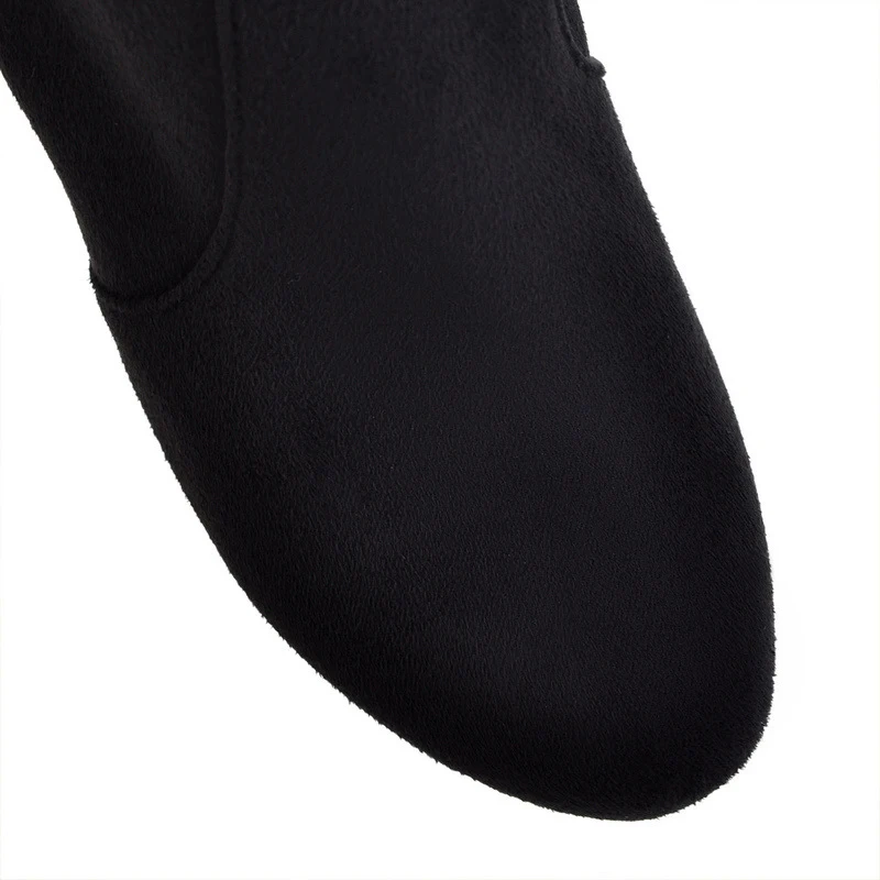 Title 10, Waterproof platform over the knee boots for ult...