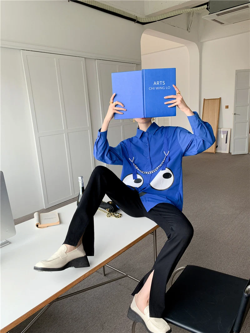 Title 6, Nuova camicia blusa Klein Cartoon