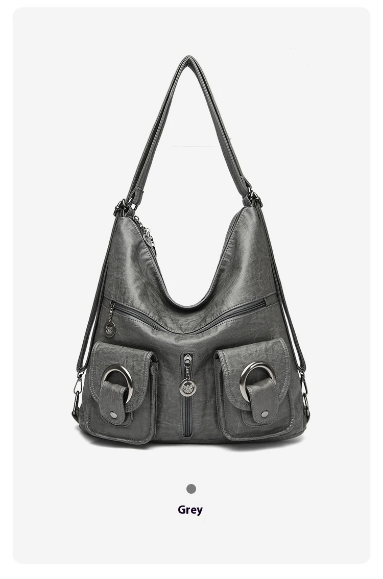 Title 3, Mochila de moda con gran capacidad y textura mo...