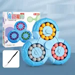 Brinquedo de Descompressão Giratório de Seis Lados. Feijão Mágico Rotativo Alivia o Estresse, Ansiedade e Melhora o Foco. Gire para Relaxar e Concentrar. — foto 2