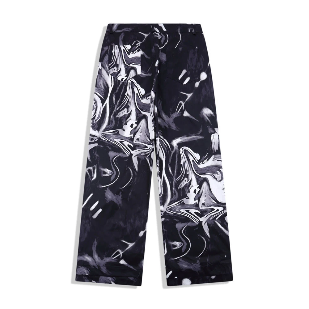 Tie Dye Pants Men's Loose Street Straight Comfortable and stylish casual pants for men. Perfect for street style and eve — photo 9