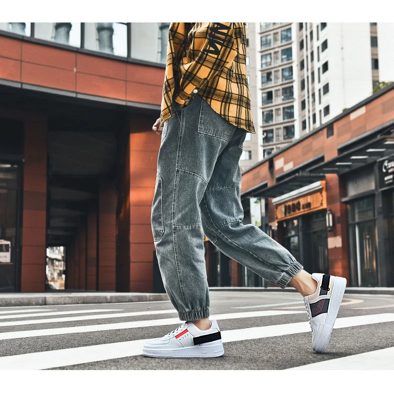 Nowe męskie buty sportowe w stylu casual. Wygodne i stylowe obuwie dla mężczyzn, idealne do codziennego użytku i aktywności sportowych. — zdjęcie 5