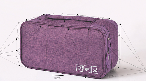 Title 1, Waterproof Underwear Bag Bra Storage Bag Travel...