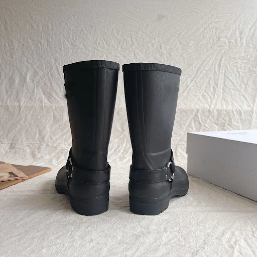 Title 24, Waterproof Below The Knee Buckle Knight Boots –...