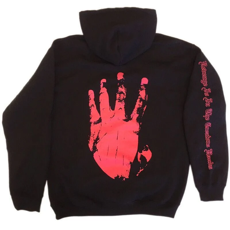 Title 2, Printed palm mens hooded sweater