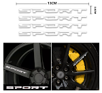 SPORT Stretch sticker voor auto's. Eenvoudige car styling sticker voor een sportieve look. Personaliseer je auto snel en gemakkelijk. — foto 6
