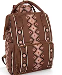 Mochila Retro Bohemian Estilo Étnico Ampla e estilosa. Perfeita para viagens, trabalho ou escola, com design único e charmoso. — foto 8