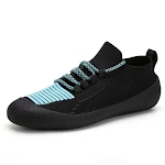 Sneakers décontractées pour hommes, bout rond, couleur unie, à lacets, idéales pour l'extérieur et un style casual confortable au quotidien. — photo 2