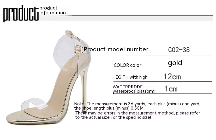 Rhinestone High-heeled Sandals for Women featuring a snakelike winding design, round toe, transparent style, and large s — photo 3