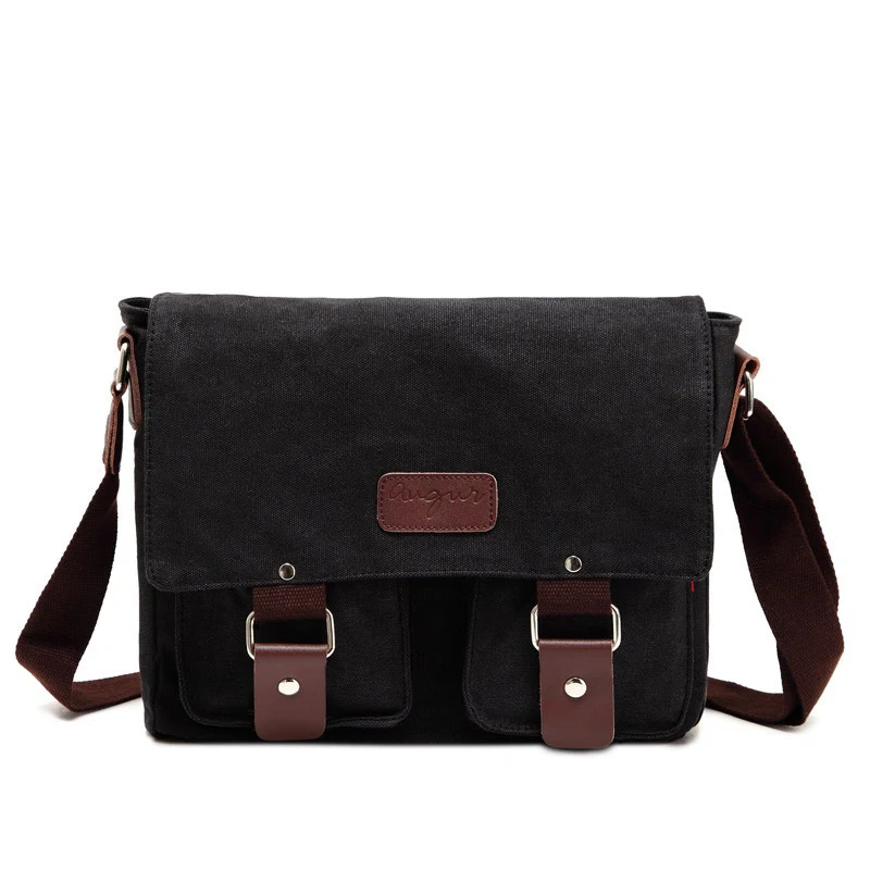 Title 5, Casual Canvas Bag Retro Mens Shoulder