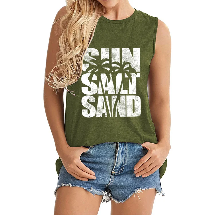Title 8, European And American Fashion Loose Sleeveless ...