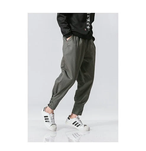 Title 3, Mens mouth buckle casual pants