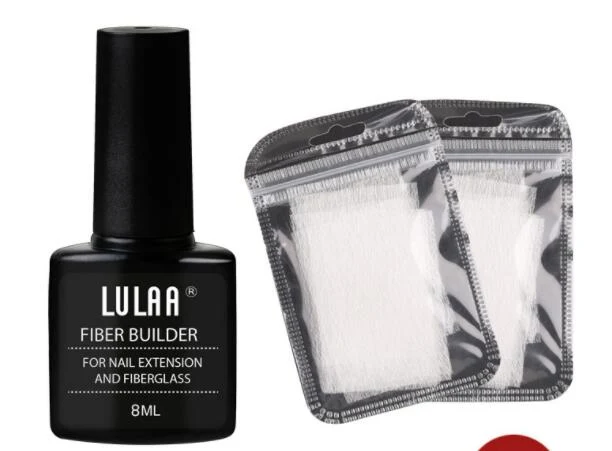Nail Extension Fiber Set Nail Extension Gel Repair Liquid Paper free Support Sheet Create strong, long lasting and beaut — photo 4