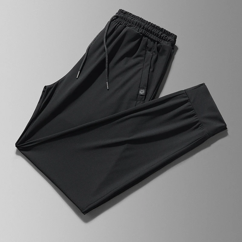 Men's Ice Silk Leggings Casual Long Pants Lightweight Breathable Comfort Perfect for Summer Everyday Wear and Activities — photo 12