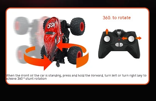Title 7, Music Light Remote Control 360 Degrees Rotary D...