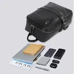 Mochila Executiva Masculina para Notebook Ideal para o Trabalho Design Sofisticado e Confortável, Perfeita para Transportar seu Computador e Pertences — foto 3