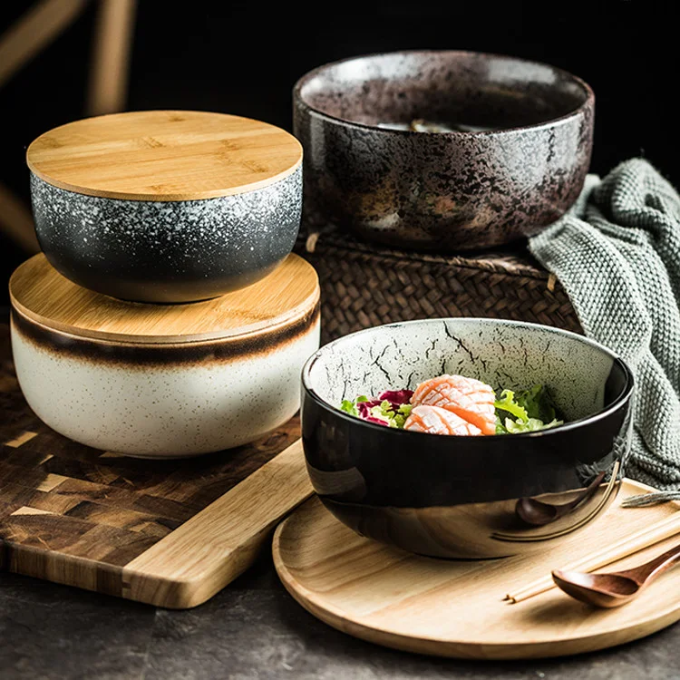 Creative Japanese Student Ceramic Soup Bowl Tableware Ideal for soups, cereal, and ramen. A stylish and functional addit — photo 15