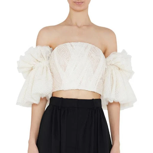 Title 6, Top senza backless estivo a backless con colletto