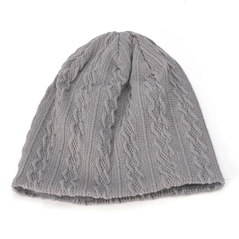 Gorro masculino de inverno jovem, quente, espesso, tricô lã, ideal para o frio, protege e aquece a cabeça, conforto e estilo. — foto 5
