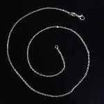 Colar de prata 925 com corrente em formato de O, um acessório de moda que adiciona elegância e charme ao seu visual. — foto 6