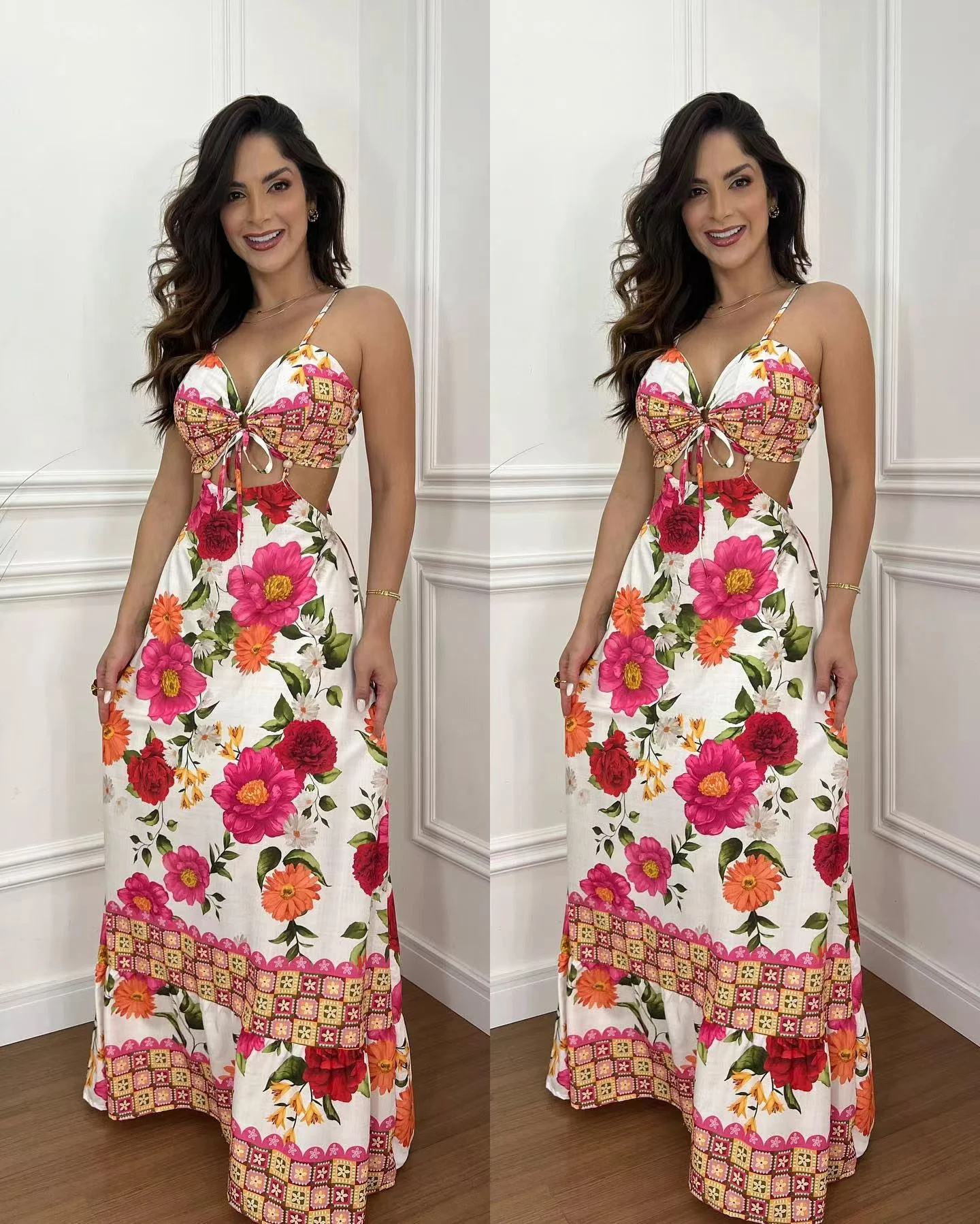 Title 8, Spaghetti Strap Sleeveless Backless Slim Fit Be...