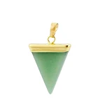 Pingente de cristal triangular criativo e simples, design elegante e moderno, perfeito para complementar qualquer look, ótimo presente. — foto 1