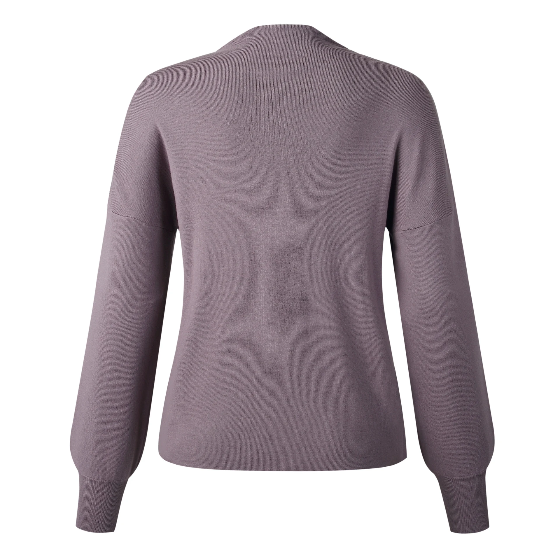 Title 46, Modischer einfarbiger Strickpullover für Damen