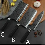 Conjunto de facas profissionais de aço inoxidável para chef, corte preciso e durabilidade superior, o presente ideal para cozinheiros. — foto 4