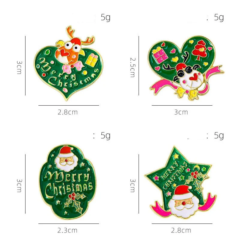 Broche de Natal de Desenho Animado para Homens e Mulheres. Adicione um toque festivo e divertido ao seu visual e celebre a magia do Natal com estilo. — foto 2