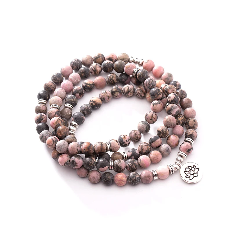 Title 3, Bracciale rosso naturale 108 Linea nera