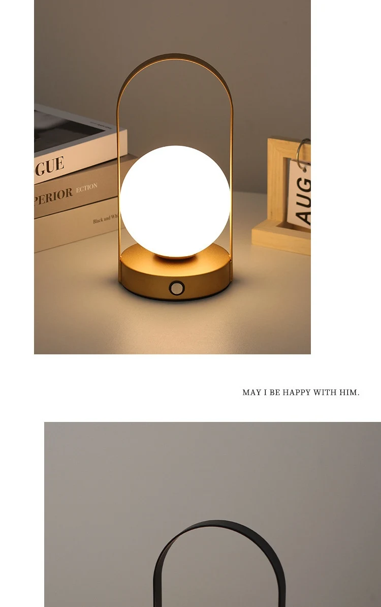 Title 2, Indoor Home Creative Portable Table Lamp, perfe...