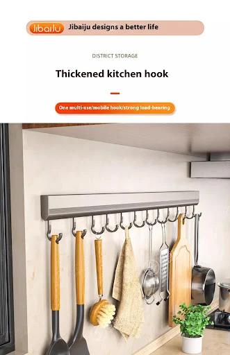 Title 13, Fabriekskitchen haakrek, ponsvrij aan de muur g...