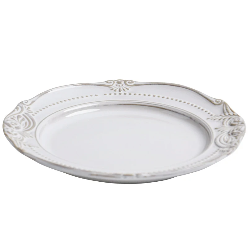 Tigela e prato de arroz em cerâmica Relief, louça elegante para refeições tranquilas, ideal para o seu dia a dia. — foto 2
